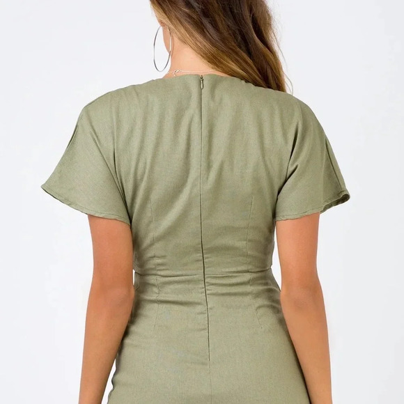 New Princess Polly‎ Tie Front Mini Dress - Picture 5 of 6